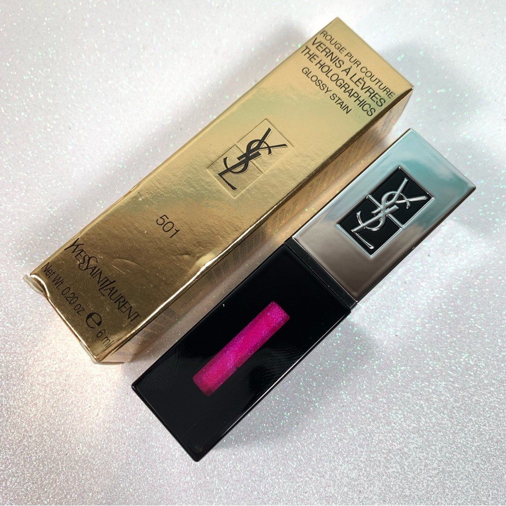 YSL Arcade Pink 501 Glossy Stain BNIB